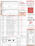 audiotape company - order form