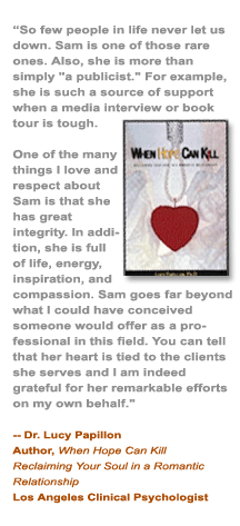 recommendation by author Dr. Lucy Papillon for Sam Jernigan and Renaissance Consultations
