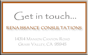 Renaissance Consultations, mailing address in Nevada County, CA